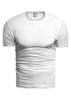Wyprzedaż Męska koszulka 0001 Geffer - biała ze sklepu Risardi w kategorii T-shirty męskie - zdjęcie 84951025