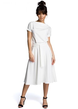 B067 Sukienka ecru ze sklepu Świat Bielizny w kategorii Sukienki - zdjęcie 85516945