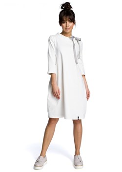 B070 Sukienka ecru ze sklepu Świat Bielizny w kategorii Sukienki - zdjęcie 85516965
