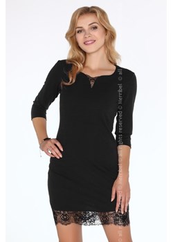 Beverlem 90442 sukienka mała czarna ze sklepu Świat Bielizny w kategorii Sukienki - zdjęcie 85517865
