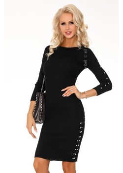Joandri Black FZ1743 sukienka ze sklepu Świat Bielizny w kategorii Sukienki - zdjęcie 85524707