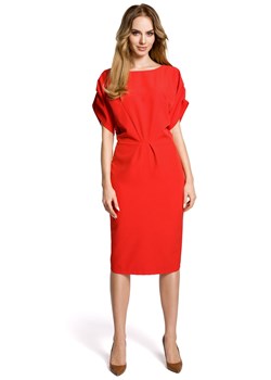 M364 Sukienka  czerwona ze sklepu Świat Bielizny w kategorii Sukienki - zdjęcie 85529347