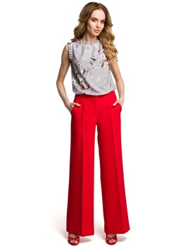 M378 Spodnie czerwone ze sklepu Świat Bielizny w kategorii Spodnie damskie - zdjęcie 85529445