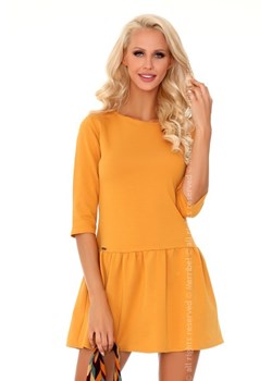 Marhix Mustard sukienka ze sklepu Świat Bielizny w kategorii Sukienki - zdjęcie 85530796
