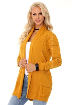 Mariella Mustard sweter ze sklepu Świat Bielizny w kategorii Swetry damskie - zdjęcie 85530838