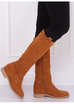 Kozaki boho, lato 2020 w Domodi buty botki kowbojki gładkie 2574-2b