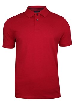 Czerwona Bawełniana Koszulka POLO -Adriano Guinari- Męska, Krótki Rękaw, z Kołnierzykiem, Casualowa TSADGPOLOskipatrol ze sklepu JegoSzafa.pl w kategorii T-shirty męskie - zdjęcie 86624027