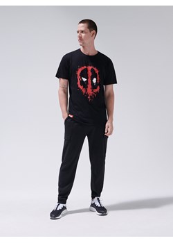 Cropp - Koszulka Deadpool - czarny ze sklepu Cropp w kategorii T-shirty męskie - zdjęcie 88151257