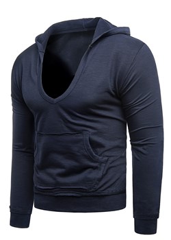 Męska bluza -  ROLLY 1102 - granatowy ze sklepu Risardi w kategorii Bluzy męskie - zdjęcie 88614129