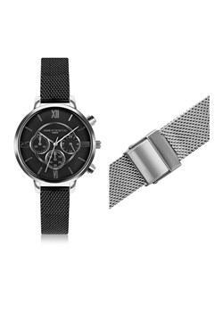Chronograf w kolorze srebrno-czarnym ze sklepu Limango Polska w kategorii Zegarki - zdjęcie 88849178