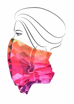 Wielofunkcyjna chusta kolorowe karo ze sklepu Moja Dedra - domodi w kategorii Szaliki i chusty damskie - zdjęcie 89187995