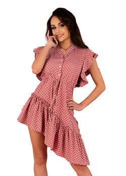 Liana Pink D155 sukienka ze sklepu Świat Bielizny w kategorii Sukienki - zdjęcie 89475136