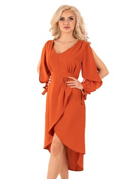 Mallani Brick Red D51 sukienka ze sklepu Świat Bielizny w kategorii Sukienki - zdjęcie 89475146