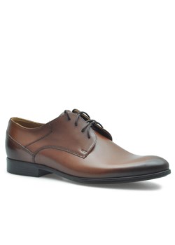 Pantofle Ryłko IDAK02_9KP Brązowe lico ze sklepu Arturo-obuwie w kategorii Buty eleganckie męskie - zdjęcie 89795998