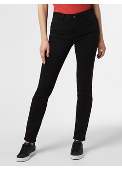 BRAX Jeansy Kobiety Sztuczne włókno czarny jednolity ze sklepu vangraaf w kategorii Jeansy damskie - zdjęcie 90118757