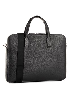 Shopper bag elegancka czarna bez dodatków matowa 