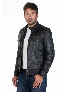 Męska kurtka skórzana London black ze sklepu David Ryan w kategorii Kurtki męskie - zdjęcie 91859216