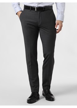 Cinque Męskie spodnie od garnituru modułowego Mężczyźni Super Slim Fit antracytowy jednolity ze sklepu vangraaf w kategorii Spodnie męskie - zdjęcie 92149097