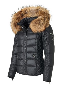 ROCKANDBLUE ZORA 60 cm - Krótka, ciepła kurtka puchowa na zimę w kolorze czarnym z kołnierzem z jenota ze sklepu cordon.pl w kategorii Kurtki damskie - zdjęcie 92808676