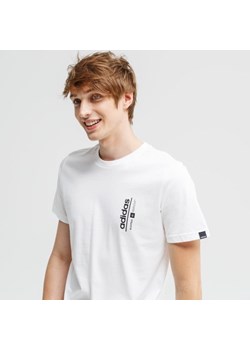 T-shirt męski Adidas w sportowym stylu biały 