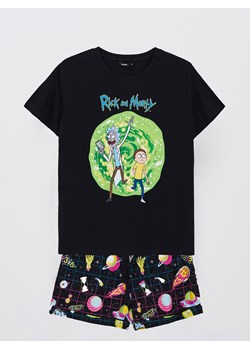 Cropp - Piżama dwuczęściowa Rick and Morty - czarny ze sklepu Cropp w kategorii Piżamy damskie - zdjęcie 93188957