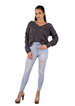 Gloris Graphite sweter ze sklepu Świat Bielizny w kategorii Swetry damskie - zdjęcie 93562748