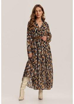 Granatowa Sukienka Bancroft ze sklepu Renee odzież w kategorii Sukienki - zdjęcie 94978197