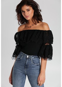 Czarna Bluzka Shanaya ze sklepu Renee odzież w kategorii Bluzki damskie - zdjęcie 94978699
