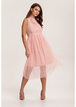 Różowa Sukienka Lawrence ze sklepu Renee odzież w kategorii Sukienki - zdjęcie 94978866