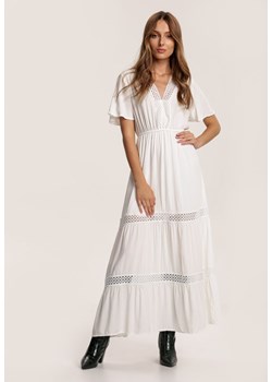 Biała Sukienka Ilythyrra ze sklepu Renee odzież w kategorii Sukienki - zdjęcie 94988328