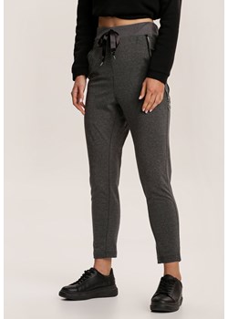 Ciemnoszare Spodnie Yseriesh ze sklepu Renee odzież w kategorii Spodnie damskie - zdjęcie 94991706