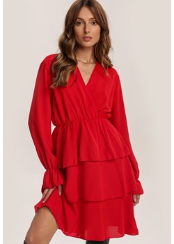 Czerwona Sukienka Softpeak ze sklepu Renee odzież w kategorii Sukienki - zdjęcie 94994285