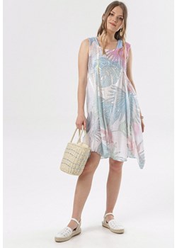 Miętowa Sukienka Jashanna ze sklepu Born2be Odzież w kategorii Sukienki - zdjęcie 95007109