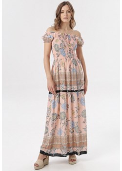 Jasnoróżowa Sukienka Alya ze sklepu Born2be Odzież w kategorii Sukienki - zdjęcie 95007259