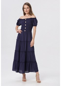 Granatowa Sukienka Ciririla ze sklepu Born2be Odzież w kategorii Sukienki - zdjęcie 95009758