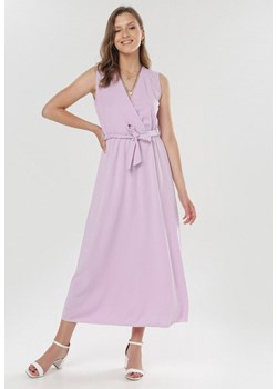 Fioletowa Sukienka Ocearith ze sklepu Born2be Odzież w kategorii Sukienki - zdjęcie 95011859
