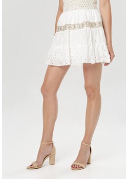 Biała Spódnica Loraelle ze sklepu Born2be Odzież w kategorii Spódnice - zdjęcie 95011889