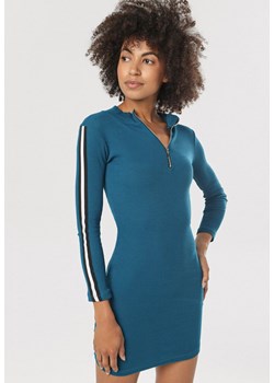 Niebieska Sukienka Nautigana ze sklepu Born2be Odzież w kategorii Sukienki - zdjęcie 95013027