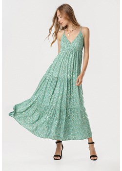 Zielona Sukienka Nephenos ze sklepu Born2be Odzież w kategorii Sukienki - zdjęcie 95013456
