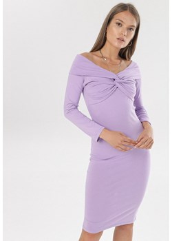Jasnofioletowa Sukienka Aninise ze sklepu Born2be Odzież w kategorii Sukienki - zdjęcie 95015338