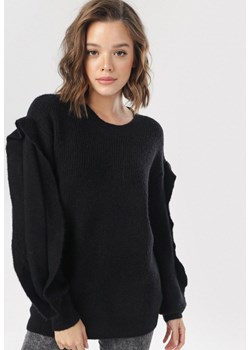 Czarny Sweter Eshiraya ze sklepu Born2be Odzież w kategorii Swetry damskie - zdjęcie 95017467