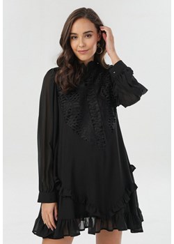 Czarna Sukienka Risora ze sklepu Born2be Odzież w kategorii Sukienki - zdjęcie 95020645