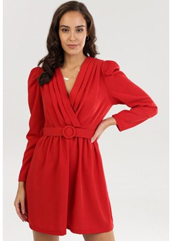Sukienka czerwona Born2be mini 