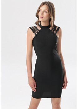 Czarna Sukienka Alcisia ze sklepu Born2be Odzież w kategorii Sukienki - zdjęcie 95033636