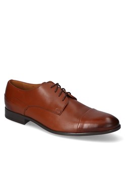 Pantofle Ryłko IDYS01_9KP Brązowe lico ze sklepu Arturo-obuwie w kategorii Buty eleganckie męskie - zdjęcie 95767166