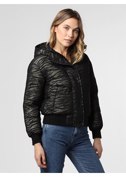 Calvin Klein Jeans - Damska kurtka pikowana, beżowy|czarny ze sklepu vangraaf w kategorii Kurtki damskie - zdjęcie 95800758