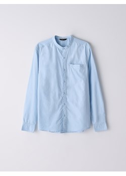 Cropp - Koszula ze stójką - niebieski ze sklepu Cropp w kategorii Koszule męskie - zdjęcie 96906515