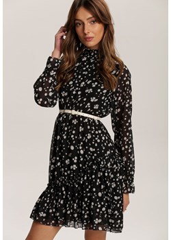 Czarna Sukienka Havetaor ze sklepu Renee odzież w kategorii Sukienki - zdjęcie 97304898