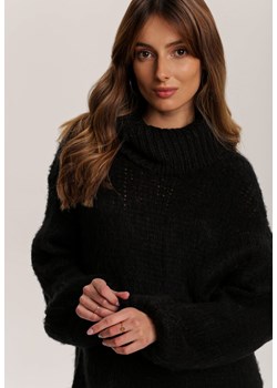 Czarny Golf Z Wełną Voyance ze sklepu Renee odzież w kategorii Swetry damskie - zdjęcie 97306955