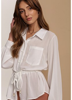 Biała Koszula Cormorn ze sklepu Renee odzież w kategorii Koszule damskie - zdjęcie 98084305